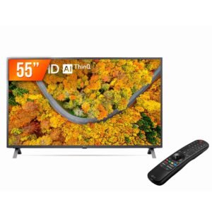 Smart TV LED 55" Ultra HD 4K LG 55UP751C ThinQ AI 2 HDMI USB Bluetooth Controle Smart Magic