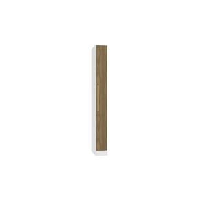 Guarda-Roupa 1 Porta Kappesberg Adapt Branco/Nogueira 25cm