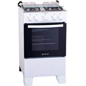 Fogão Atlas Coliseum Plus 4 Bocas Acendimento Manual Mesa De Inox Forno 50L - Branco