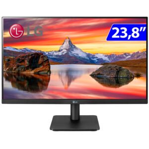 Monitor Lg Led Ips 23,8" Full Hd Hdmi Vga 24Mp400 Com Ajuste De Inclinação - Preto - Bivolt
